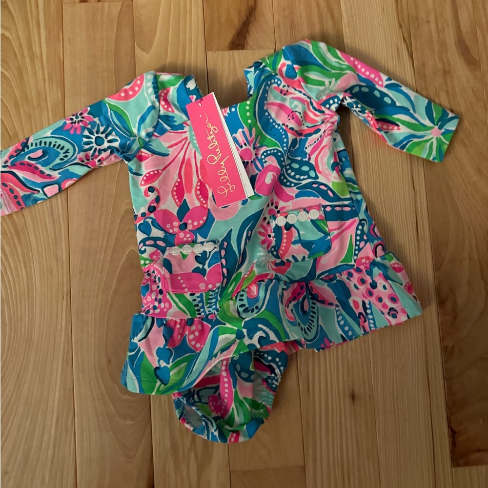 Lilly Pulitzer Kid Dress - Pink and Blue